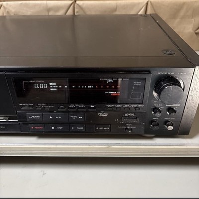 JUNK AIWA EXCELIA XK-009 Stereo Cassette Deck Black | eBay