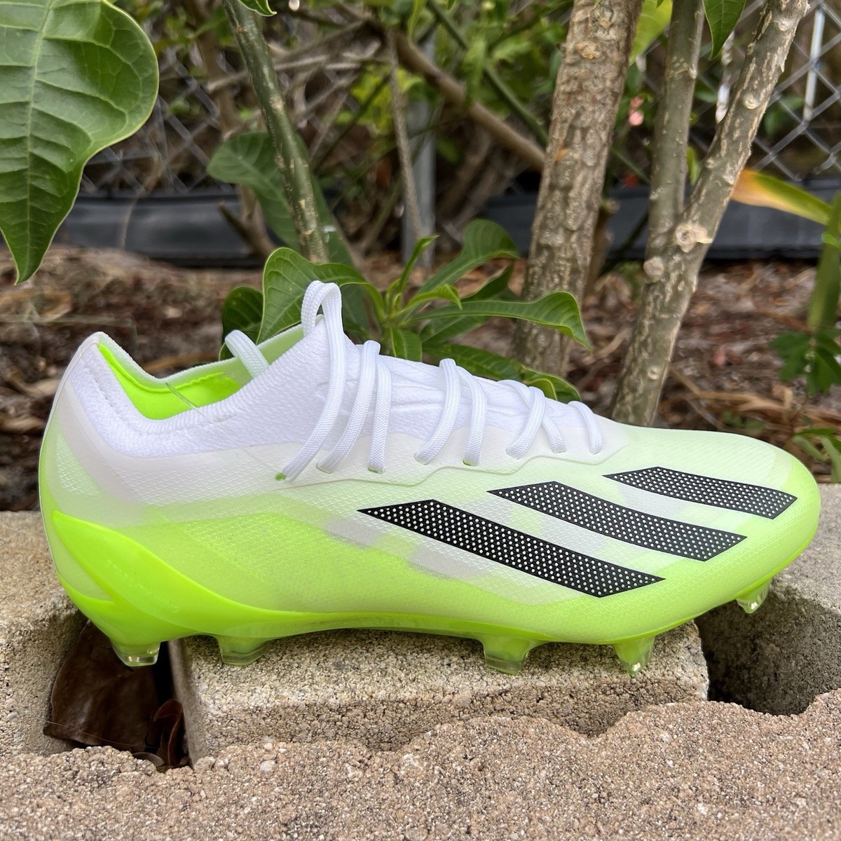 Adidas X Crazyfast.1 FG Lemon Green Men's 6 = Women's = 7 Soccer