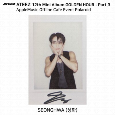 ATEEZ 12th Mini Golden Hour Part.3 Applemusic Offline Cafe Event