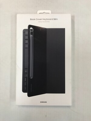 Samsung Book Slim Keyboard Cover for Galaxy Tab S9/s9 5G - Black