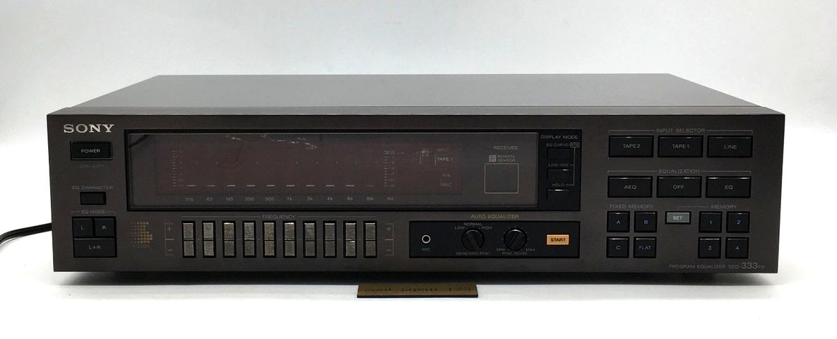 Sony SEQ-333ES 10-Band Program Equalizer 14W 1985 Vintage Hi-Fi