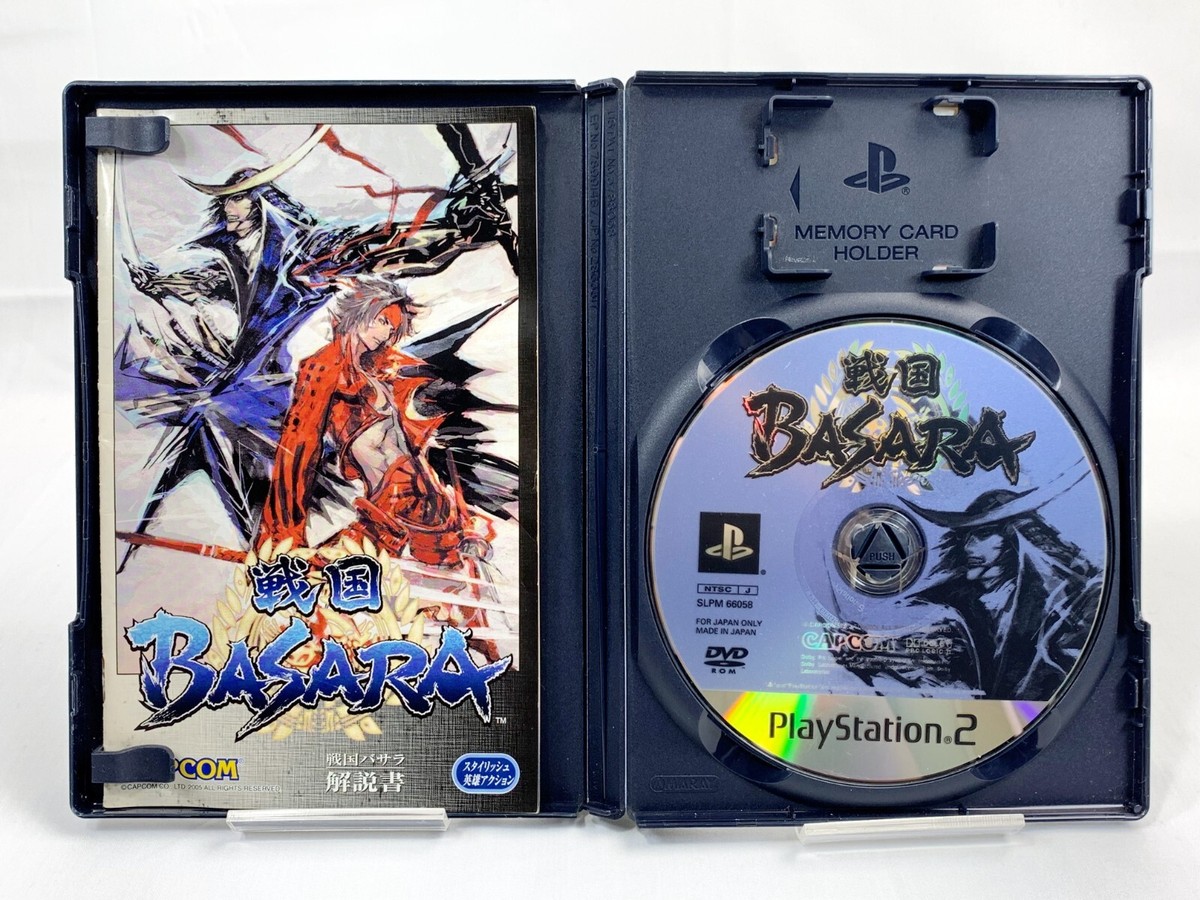 PS2 Sengoku Basara 1 2 Heroes X Cross lot of 4 Capcom Playstation