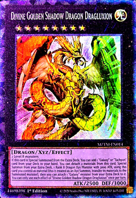 Divine Golden Shadow Dragon Dragluxion MZTM-EN014 (CR) | eBay
