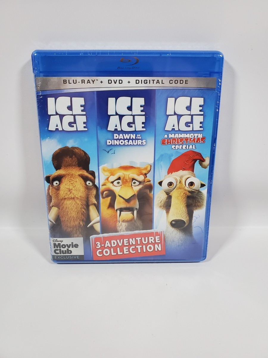 ICE AGE 3-Movie Collection: (Blu-ray/ DVD, 2020, 6-Disc Set) Brand