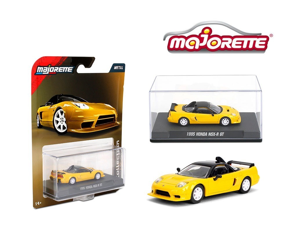 Majorette 1:64 Collector Series Wave 2 1995 Honda NSX-R GT Yellow