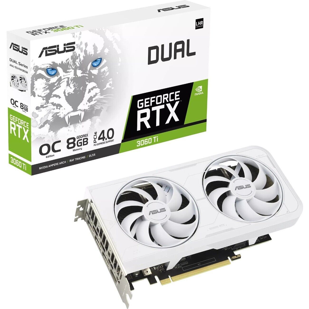 ASUS NVIDIA GeForce RTX 3060Ti Dual OC 8GB GDDR6X Video Graphics