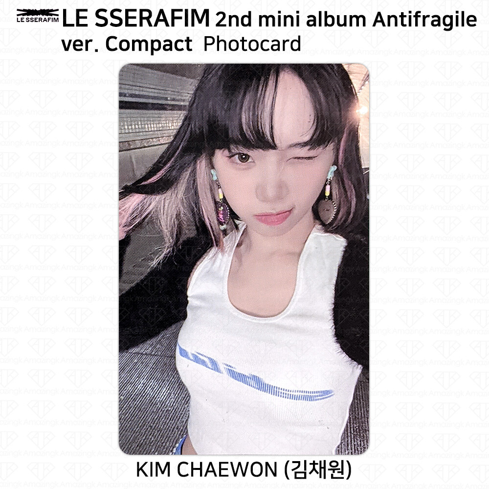 Le Sserafim 2nd Mini Album Antifragile Official Photocard Postcard