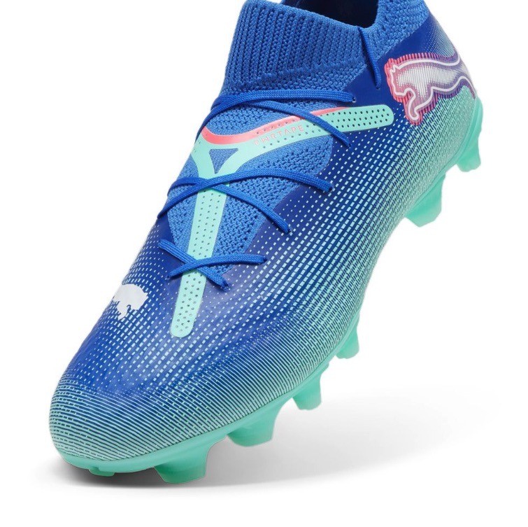 Puma Future 7 PRO FG AG Soccer Cleats Shoes Blue 107924-01 Mens
