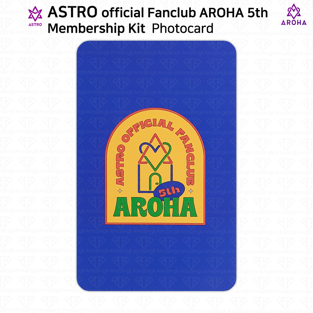 ASTRO 5th Official Fanclub AROHA Membership Kit Photocard Polaroid