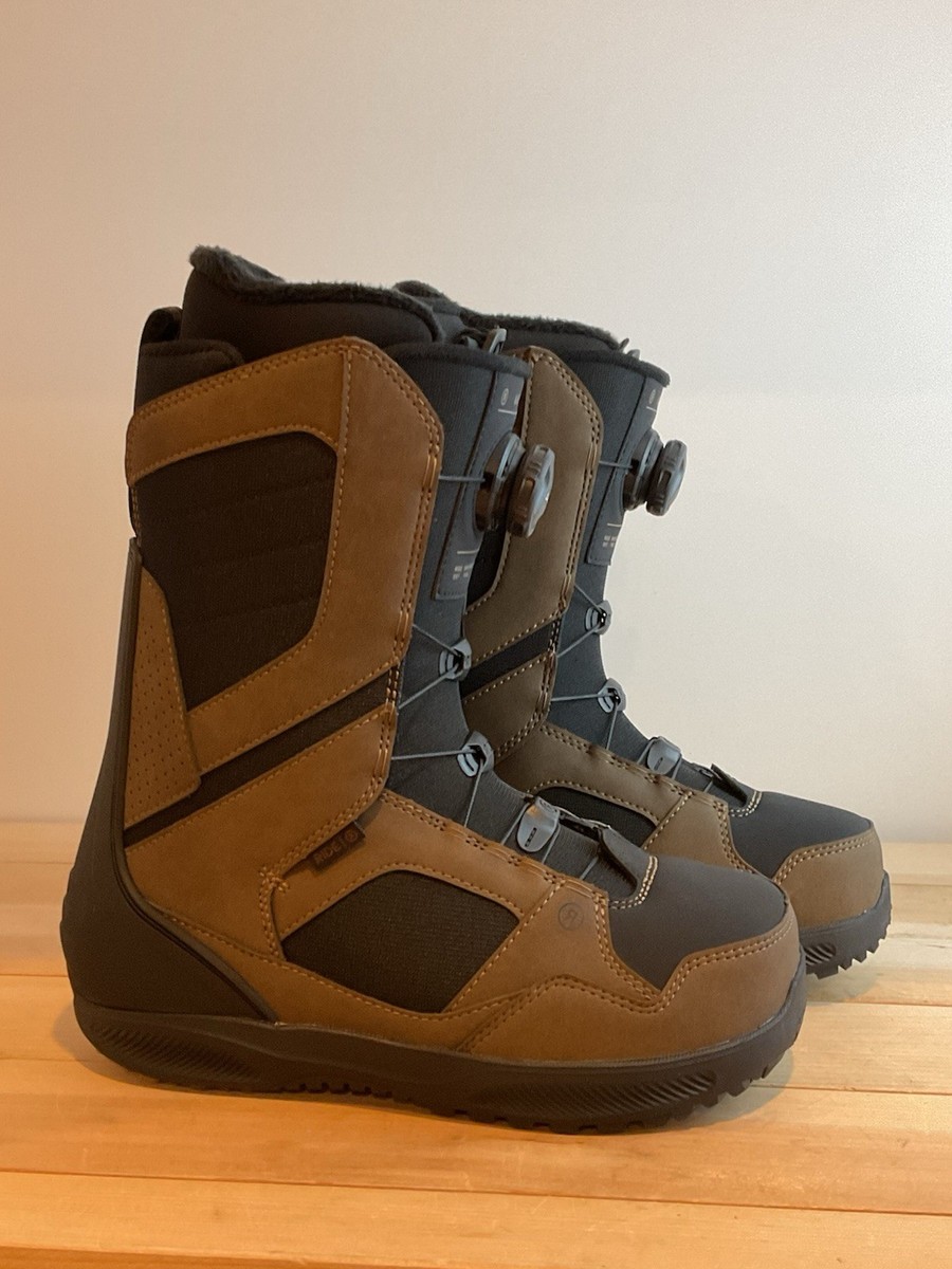 RIDE Anthem Snowboard Boots BOA Men's Size 8 Brown New #j118 | eBay