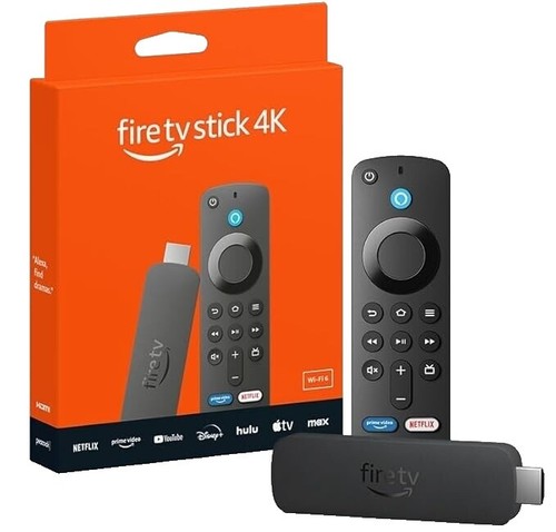 Amazon Fire TV Stick 4K Max 16GB streaming device, supports Wi-Fi