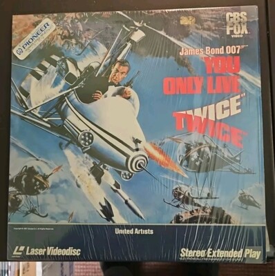 You Only Live Twice Laserdisc LD EX/EX MGM UA James Bond 007 Sean