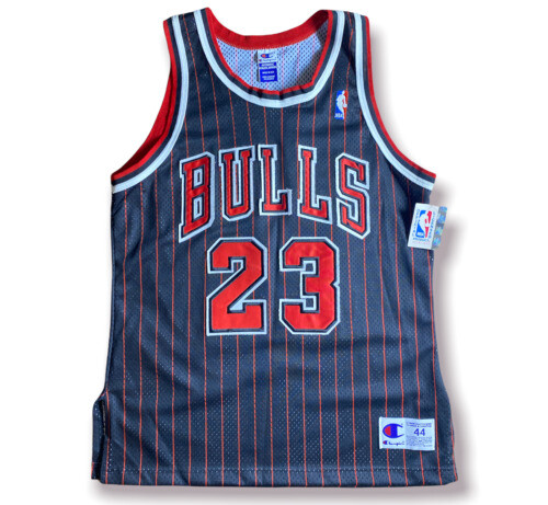 Rare Champion Vintage Chicago Bulls #23 Jordan 90s Jersey sz L | eBay