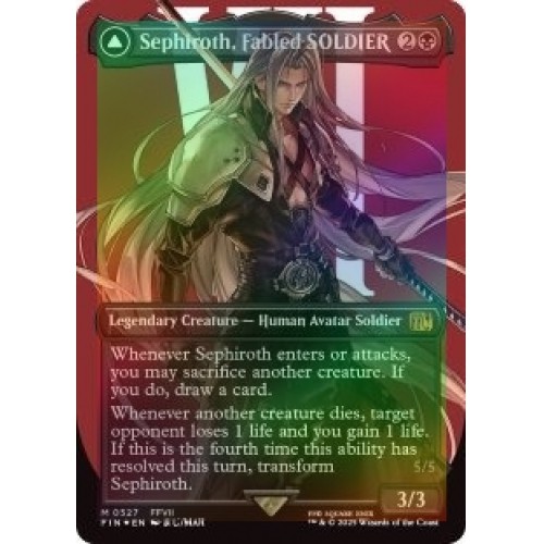 FOIL SEPHIROTH, FABLED SOLDIER (BORDERLESS) (SURGE FOIL) Final