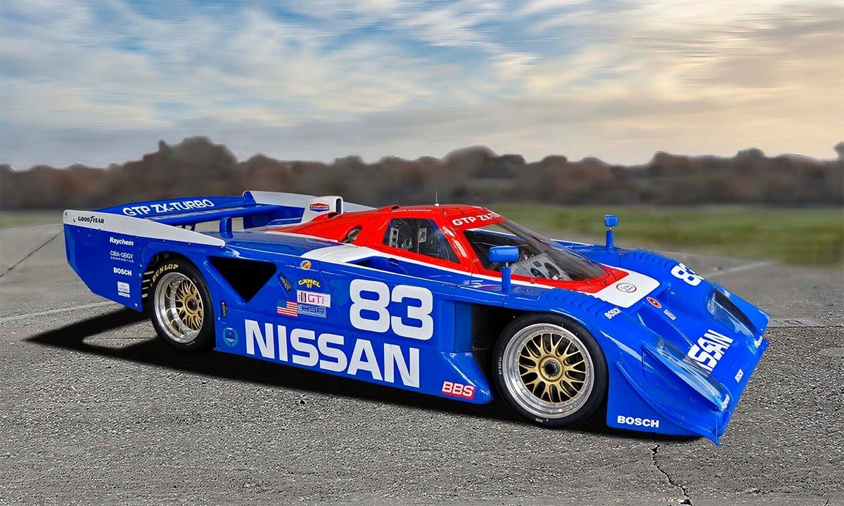 Nissan GTP ZX-Turbo IMSA Prototype Vintage Classic Race Car Photo