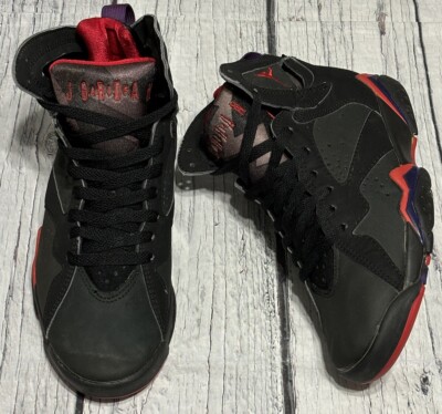 Nike Air Jordan VII 7 130014 Playoff Black True Red Raptors Size