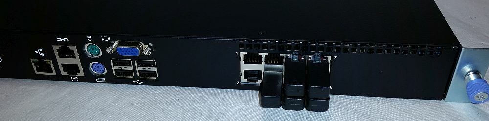 IBM 69Y6010 1754-hc3 1x8 8 Port KVM Console Switch for sale online