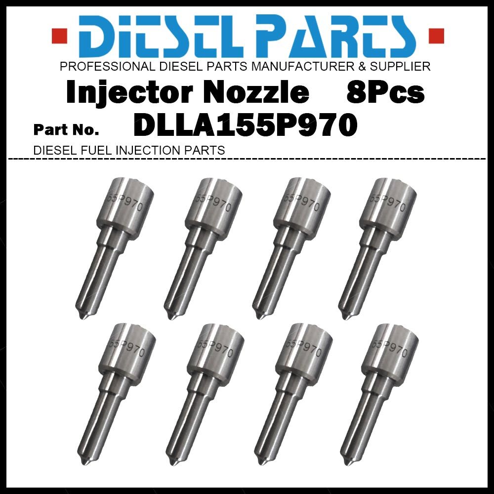 8x Injector Nozzle DLLA155P970 for TOYOTA Land Cruiser J200 1VD