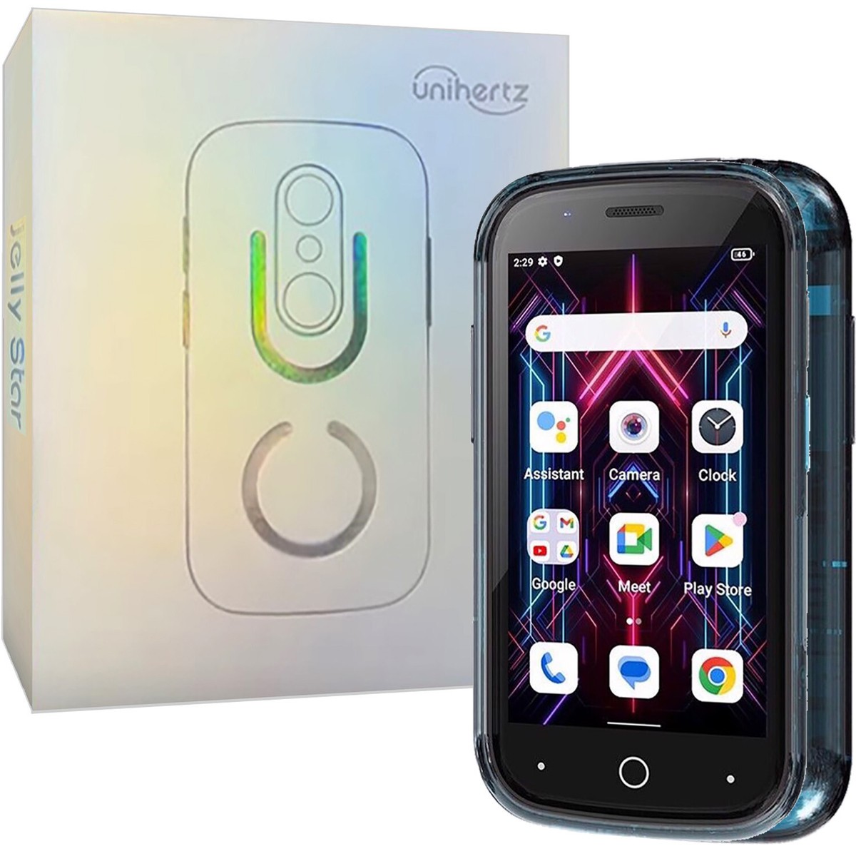 Unihertz Jelly Star 4G Blue 256GB + 8GB Dual-Sim Factory Unlocked