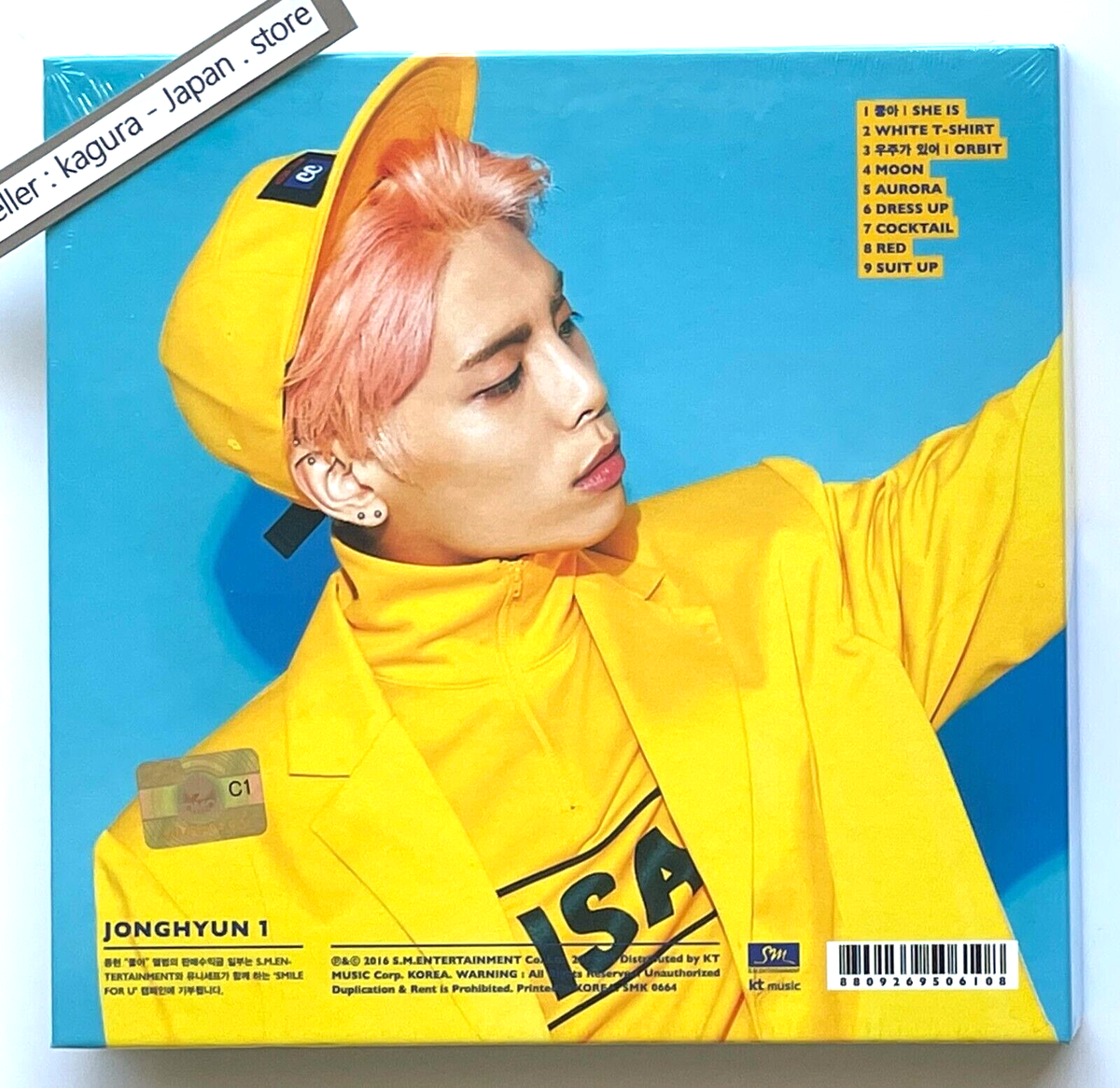 SHINee ジョンヒョン ソロコン AGIT レターカード jonghyun SHINee