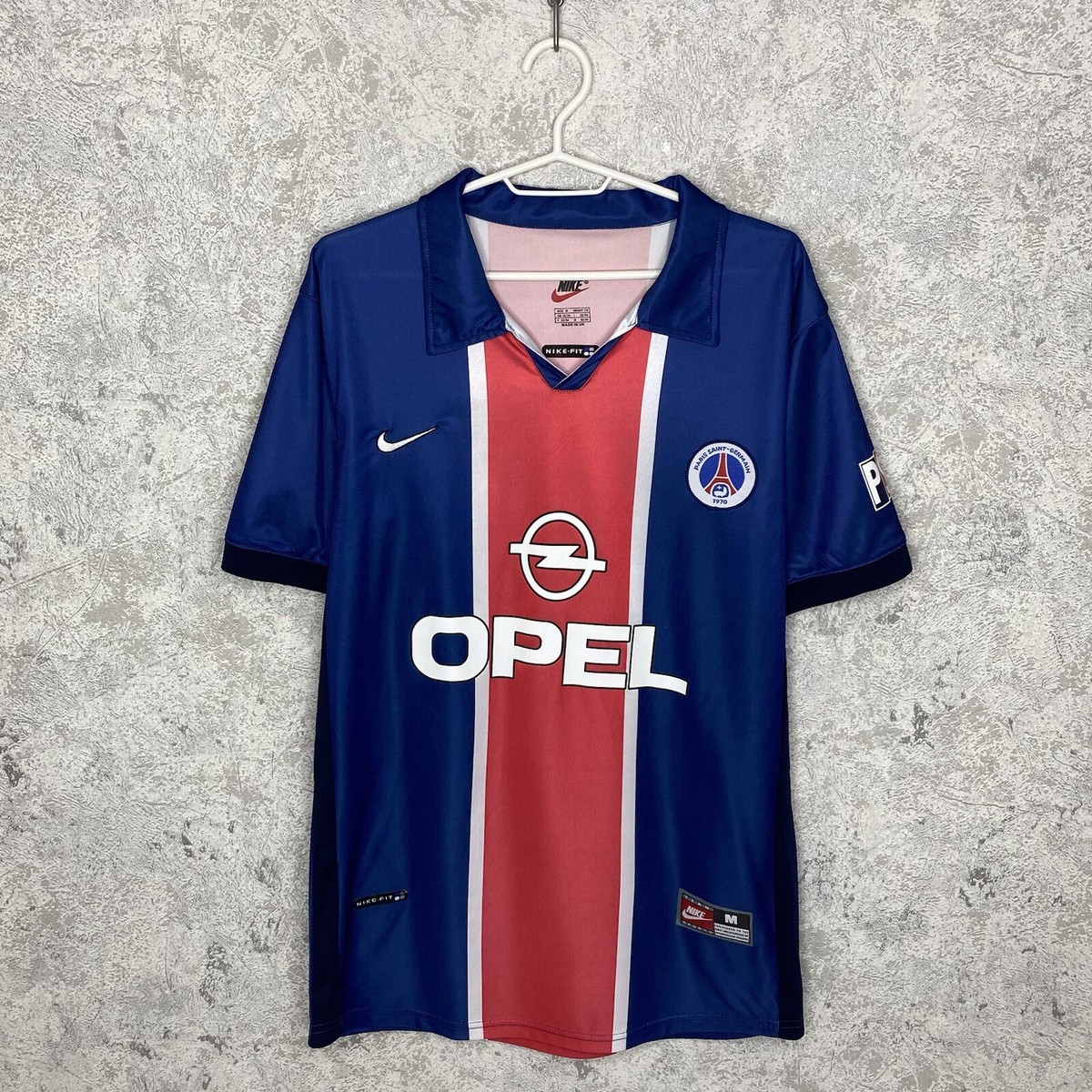 Paris Saint Germain 2000/01 PSG Home Soccer Football Jersey Shirt
