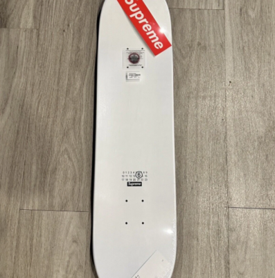 Supreme x MM6 Maison Margiela Skateboard White 24SS | eBay