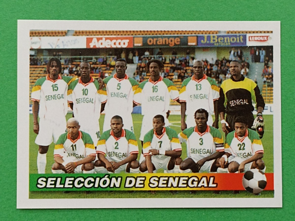 2002 Navarrete Korea Japan World Cup FIFA #049 SENEGAL SOCCER TEAM