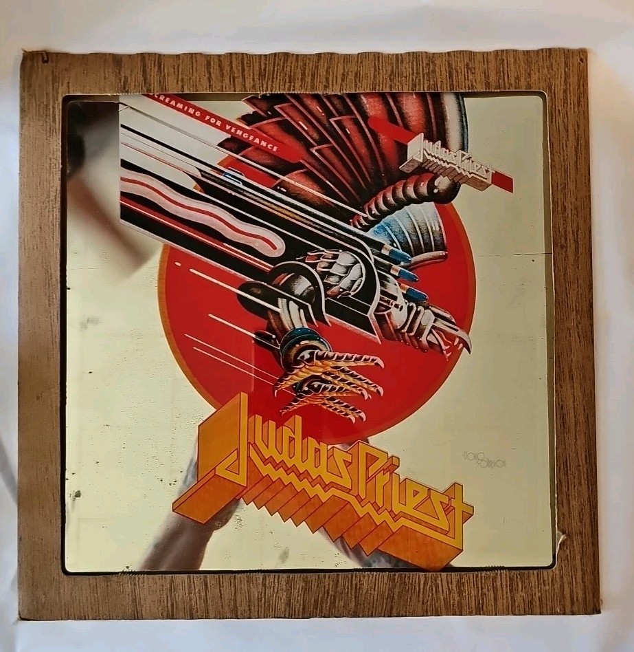 Judas Priest Screaming For Vengeance Carnival Mirror VTG | eBay