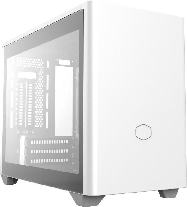 Cooler Master MASTERBOX NR200P White Mini-ITX Computer Case with