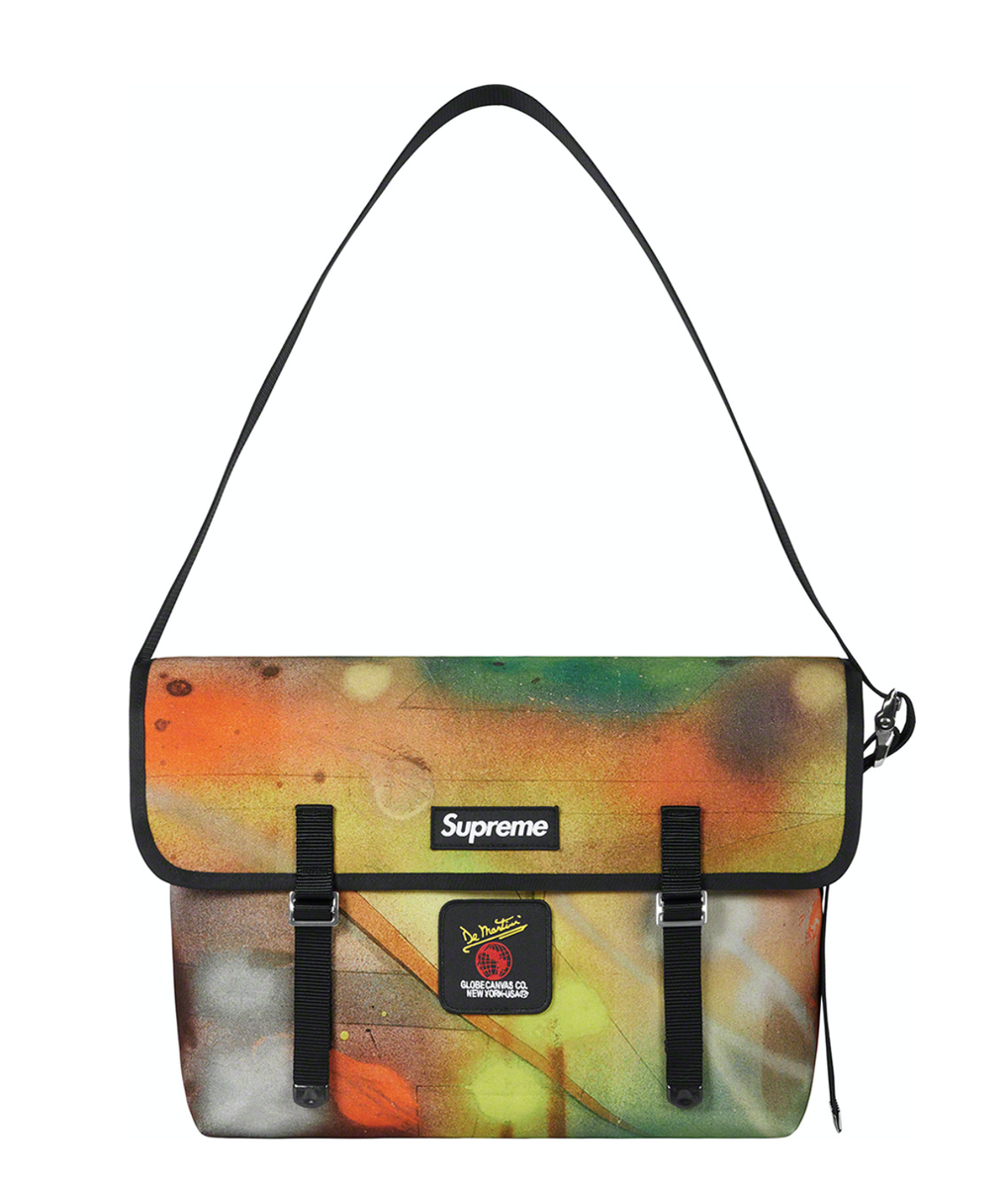 SUPREME DE MARTINI MESSENGER BAG MULTI ACCESSORY SS20 SPRAY PAINT