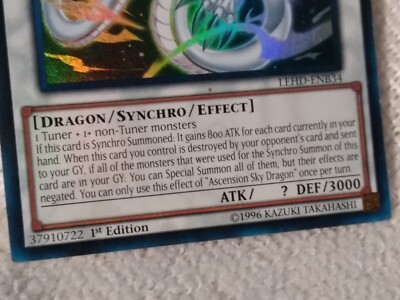 Yu-Gi-Oh! - Ascension Sky Dragon -Ultra Rare -LEHD-ENB34 1st Ed