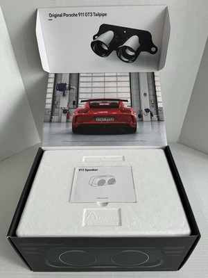BNIB Porsche Design 911 GT3 Tailpipe Speaker Premium High-End