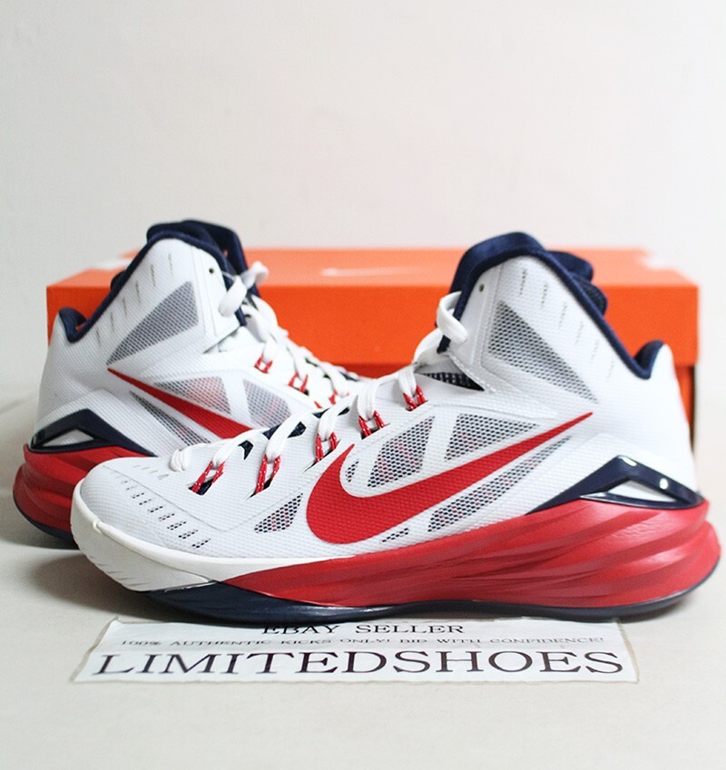 Nike Hyperdunk 2014 USA White University Red Obsidian 653640-164