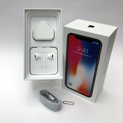 Original iPhone X box with Accessories 64GB 256GB | eBay