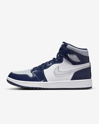 Nike Air Jordan 1 High G Golf Men's Shoes Navy Blue White DQ0660
