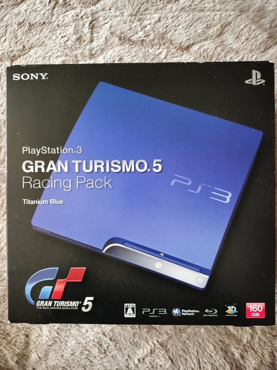 PlayStation3 PS3 GRAN TURISMO5 RACING PACK Model Titanium Blue