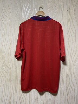 UMBRO 90s FOOTBALL SHIRT SOCCER JERSEY szXL MEN RED | eBay