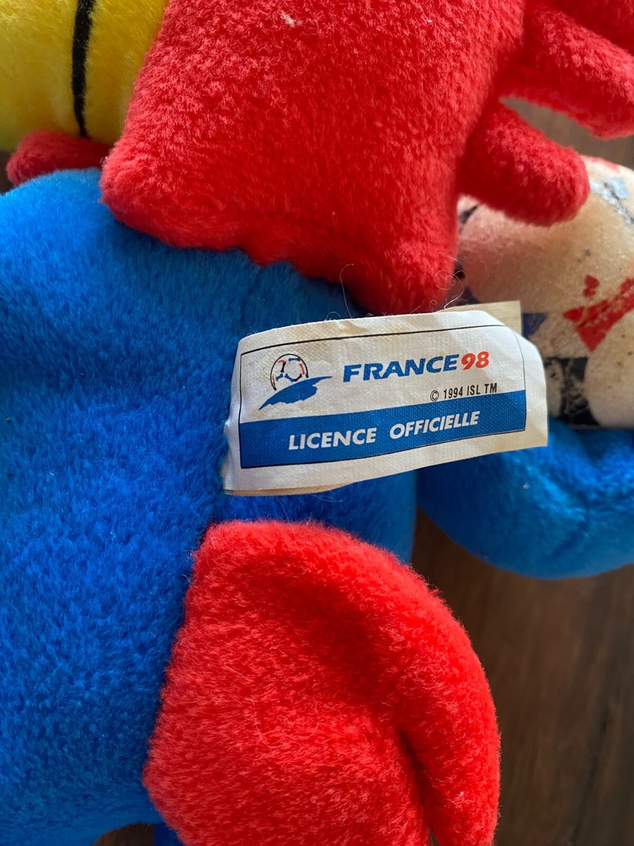 OFFICIAL MASCOT FOOTIX FIFA WORLD CUP 1998 FRANCE STUFFED TOY | eBay