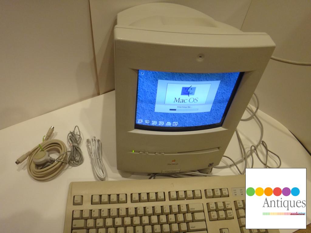 Vintage Apple Macintosh Color Classic Mystic 36MB RAM 4GB HD Mac