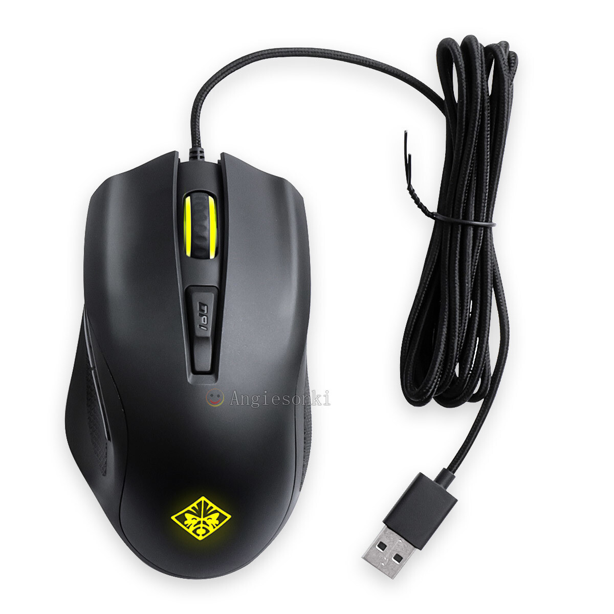 HP OMEN Adjustable Optical USB Wired Mouse for 600 12000 DPI