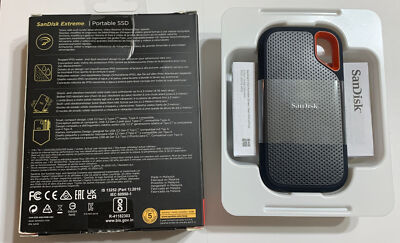 SanDisk 2TB Extreme Portable SSD SDSSDE61-2T00-G25 USB 3.2 USB-C
