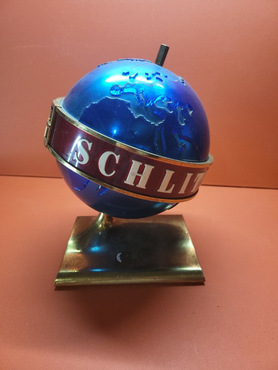 Rare Vintage 1956 Schlitz Beer Rotating Desk Lamp ~ Salesman