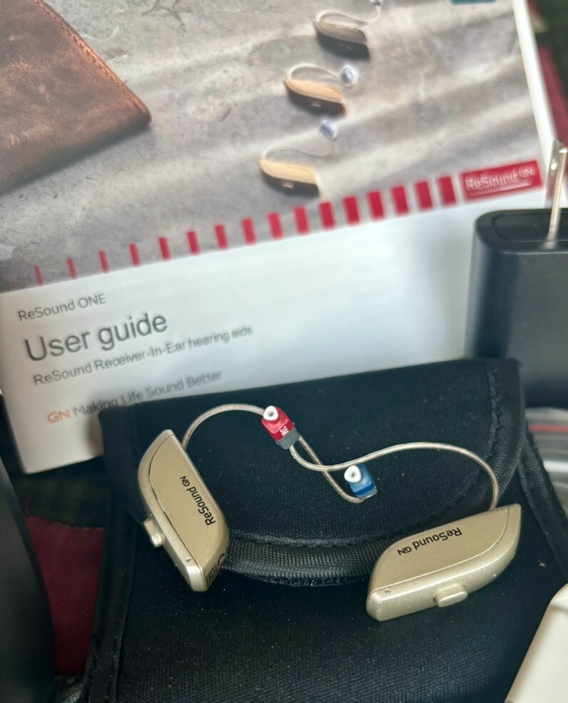 ReSound HI, (RT961-DRWC) RIC Rechargeable, BlueTooth, Champagne