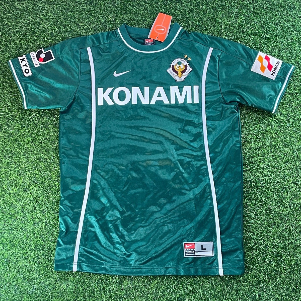 Tokyo Verdy 2001 Official Jersey Shirt Kit - Size L - J League, w