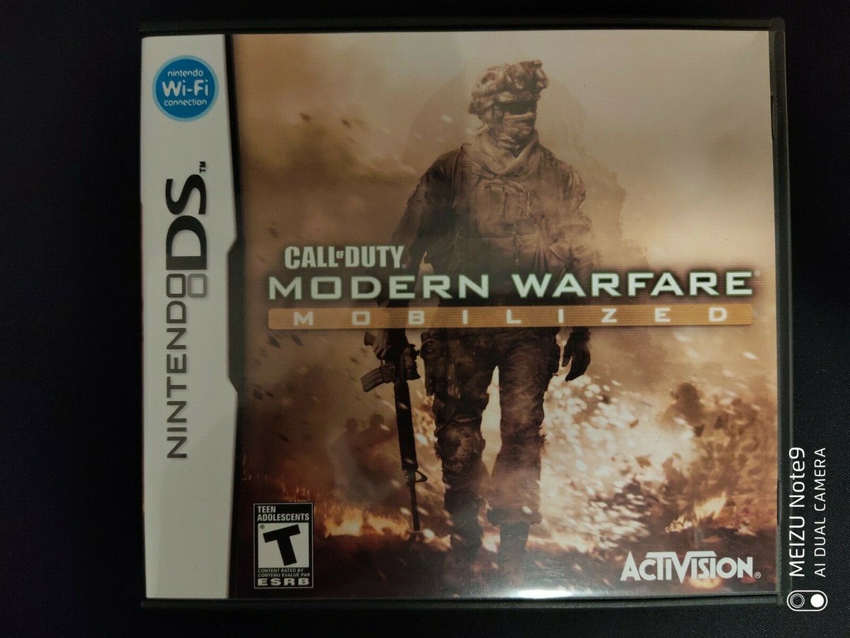 Call of duty modern warfare mobilized the original ds game (french