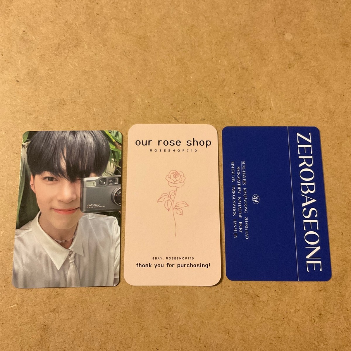 ZB1 Zerobaseone Zerose Seoul Fancon 2023 Trading Card Official MD