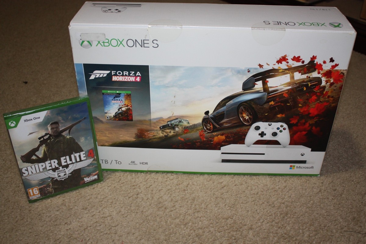 Microsoft Xbox One S Forza Horizon 4 1TB Console - White for sale