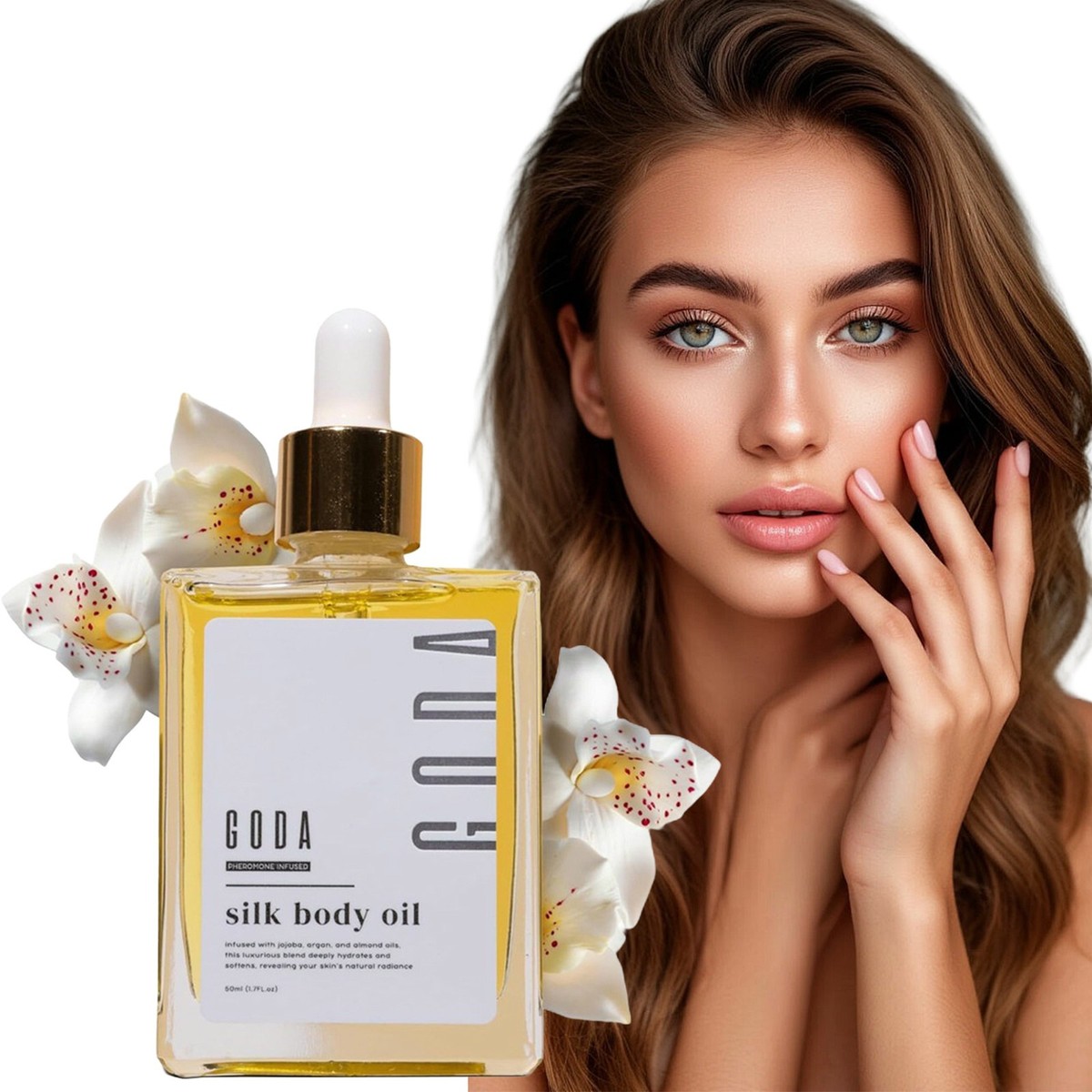 GODA Silk Body Oil Goda Perfume Oil Bath & Shower Oil Smooth Skin