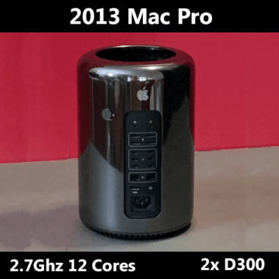 2013 Mac Pro | 2.7GHz 12-Core | Dual AMD D300 | 32GB RAM | 2TB