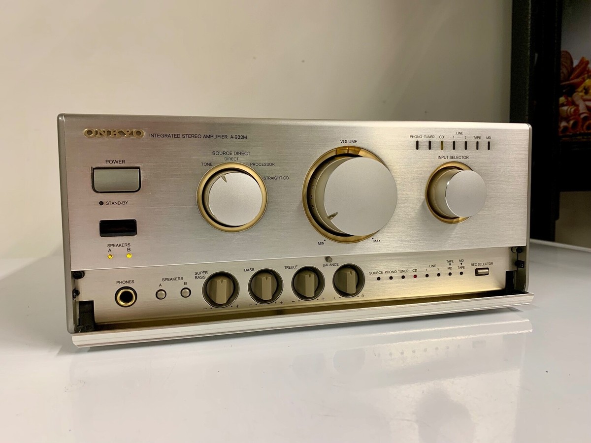 Onkyo A-922M 2x60W (4Ω) / 2x43W (8Ω) Channel Retro Classic Solid